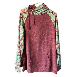 Floral Hoodie Sweater